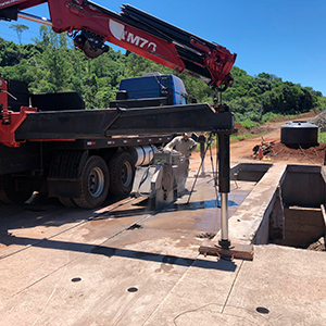 Corte de Concreto em Ponte